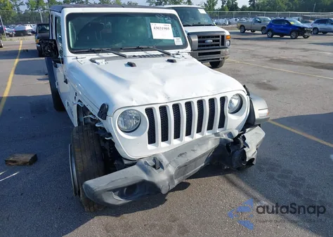 2020 Jeep Wrangler Unlimited Sport S 4X4 из США, поврежденный, VIN 1C4HJXDG3LW298707